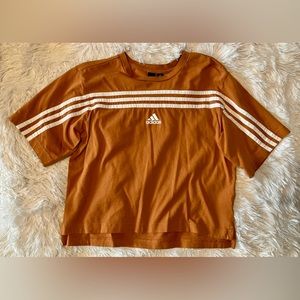 Adidas Cropped Tee Size M